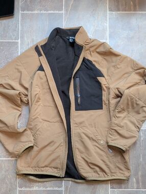 5.11 Tactical Tan Jacket with Black Chest Panel
